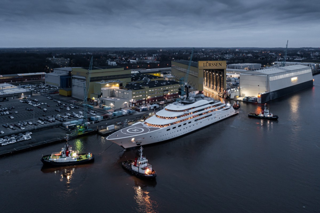 160m Blue: brand-new yacht by Lurssen, photo 2, Smart Yachts