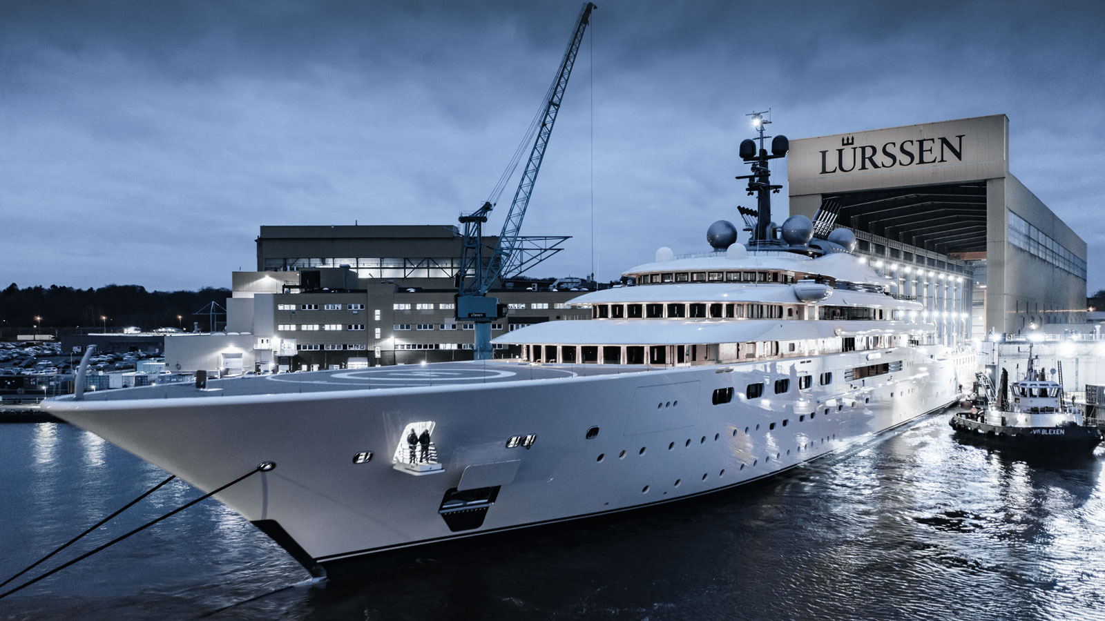 160m Blue: brand-new yacht by Lurssen, Smart Yachts