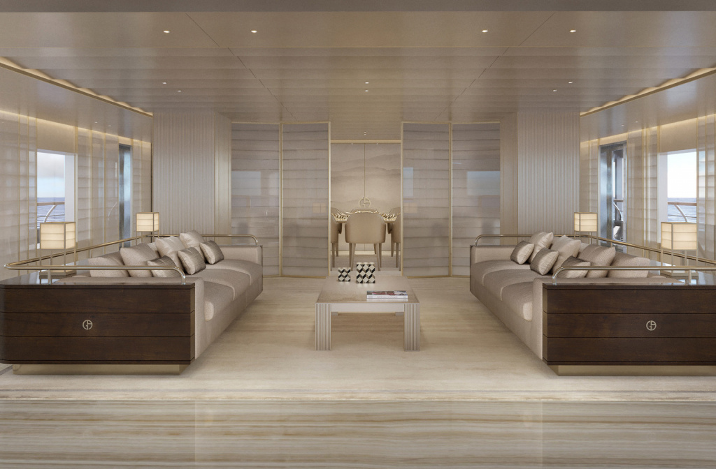 72m Admiral superyacht designed by Giorgio Armani, photo 7, Smart Yachts