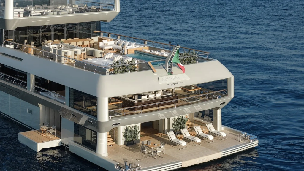 72m Giorgio Armani–Designed Admiral Superyacht Sold Off-Market, photo 8, Smart Yachts