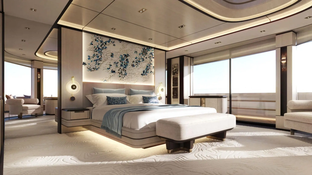 50m Admiral Panorama's First Hull Moves To Outfitting, photo 6, Smart Yachts