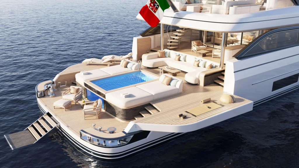 50m Admiral Panorama's First Hull Moves To Outfitting, photo 4, Smart Yachts