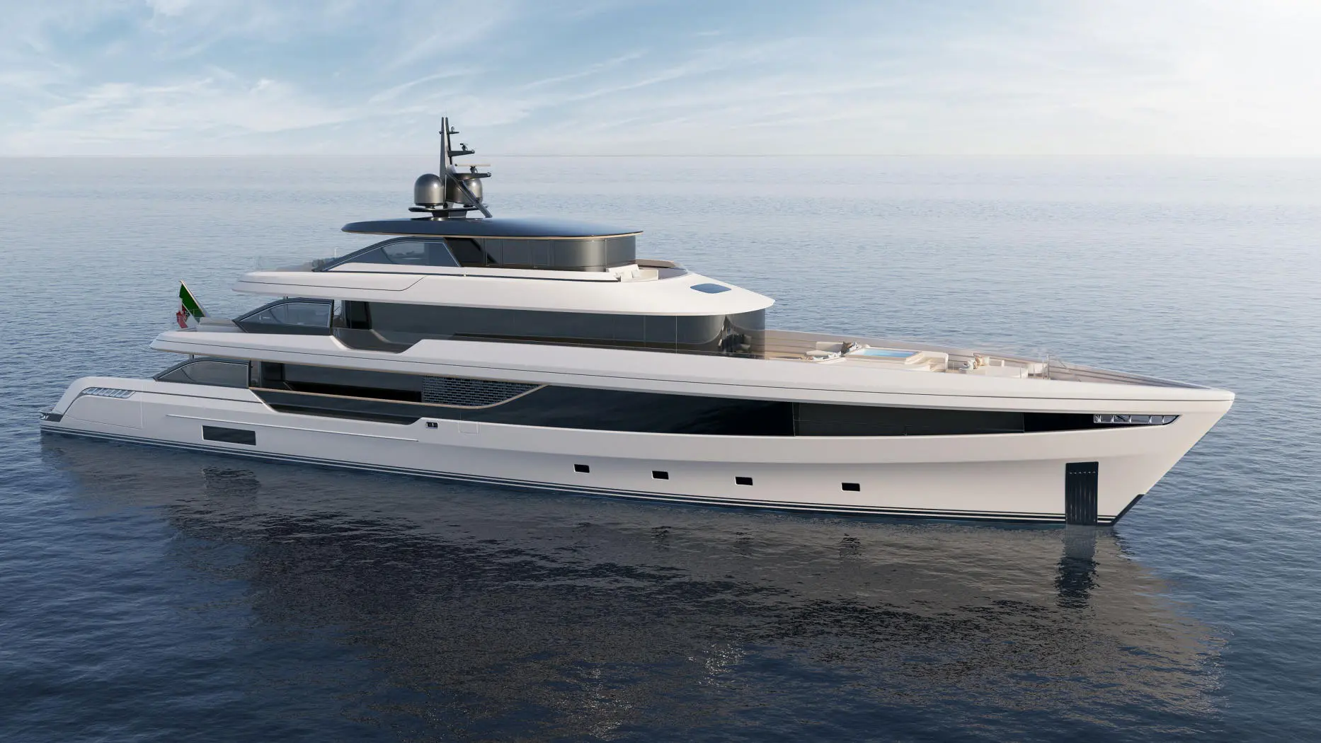 50m Admiral Panorama's First Hull Moves To Outfitting, Smart Yachts