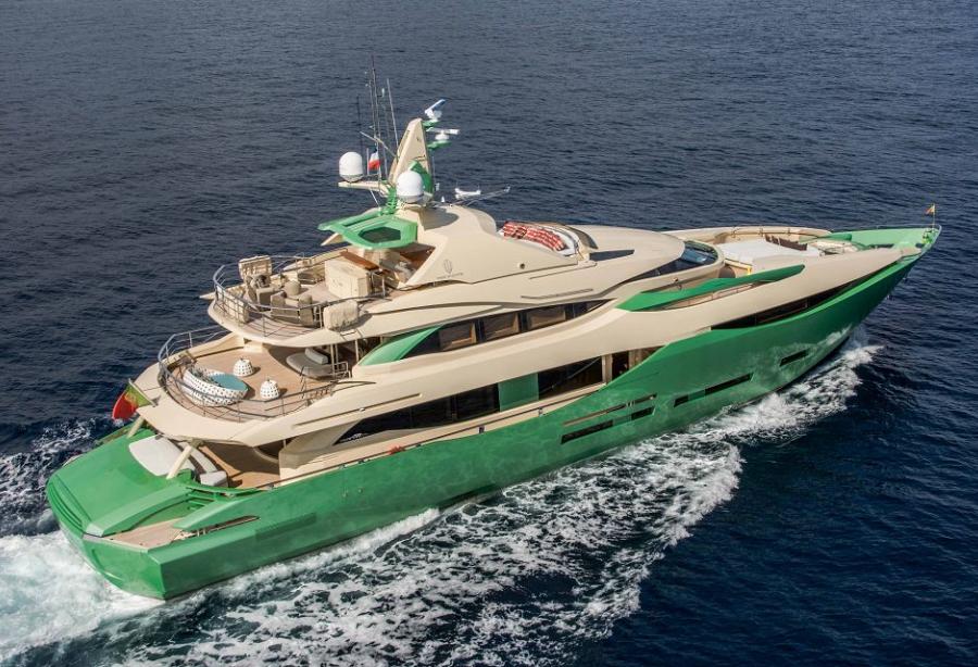 Beautiful green superyachts on St Patrick’s Day, Smart Yachts