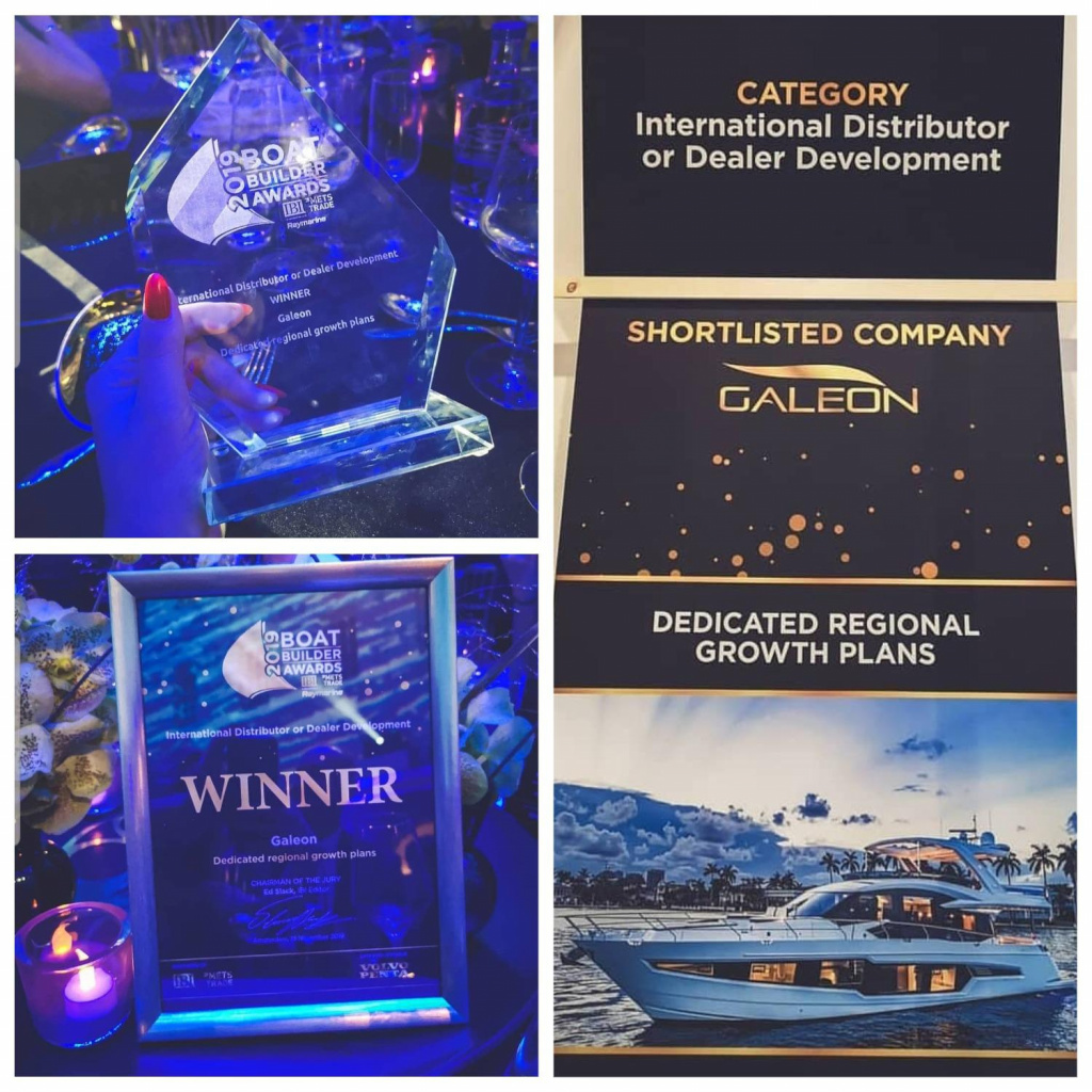 CONGRATULATIONS TO GALEON FOR VICTORY AT THE BOAT BUILDER AWARDS 2019!, photo 1, Smart Yachts