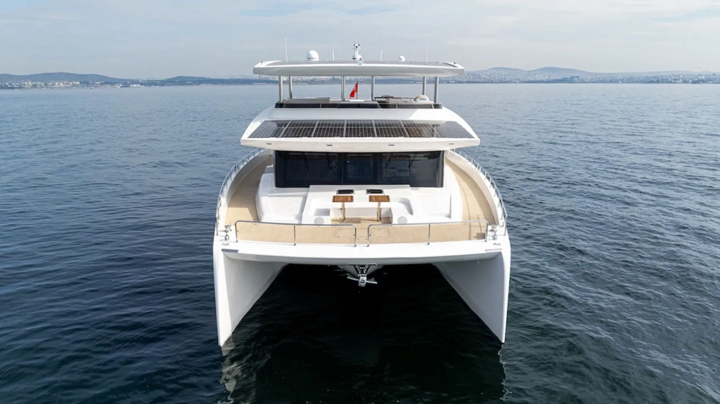 First Look Onboard Atraversia: The All-Electric 24m VisionF E-Cat 80 Catamaran, photo 9, Smart Yachts