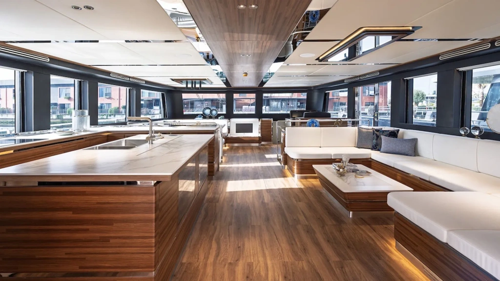 First Look Onboard Atraversia: The All-Electric 24m VisionF E-Cat 80 Catamaran, photo 3, Smart Yachts