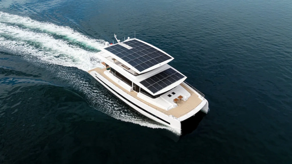 First Look Onboard Atraversia: The All-Electric 24m VisionF E-Cat 80 Catamaran, photo 2, Smart Yachts