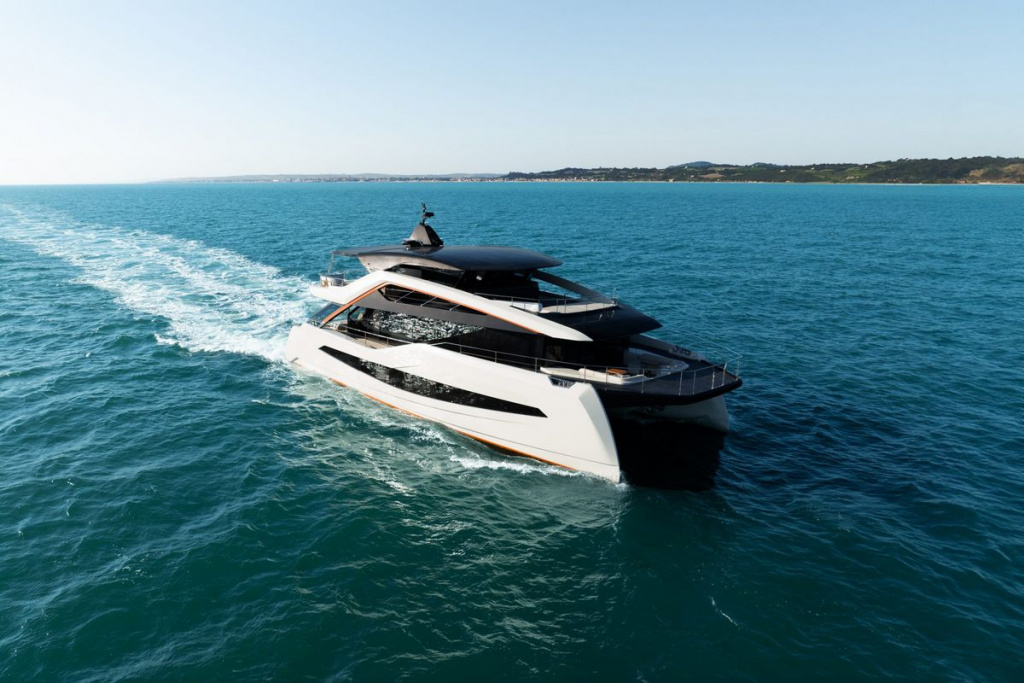 Wider revealed the first photos of the 28m WiderCat 92, photo 1, Smart Yachts