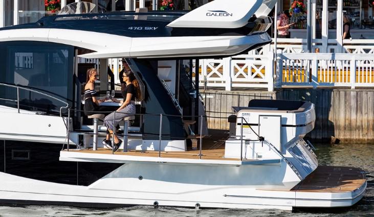GALEON 470 SKY YACHT TEST! FUEL CONSUMPTION, SPEED, STOCK AND MUCH MORE, photo 9, Smart Yachts
