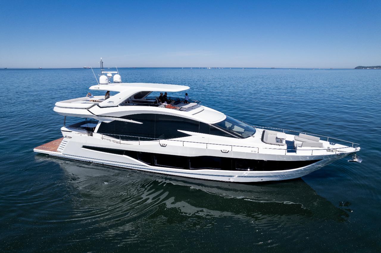 First look at the Galeon 800 Fly exterior, Smart Yachts