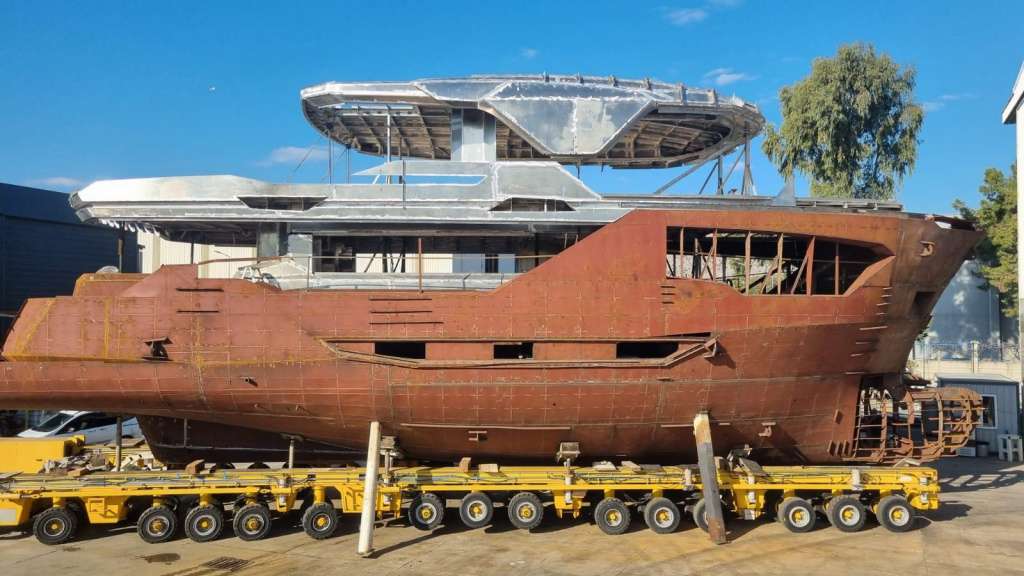 Kando 85 Construction Update: The Yacht Takes Shape at the Shipyard, photo 1, Smart Yachts