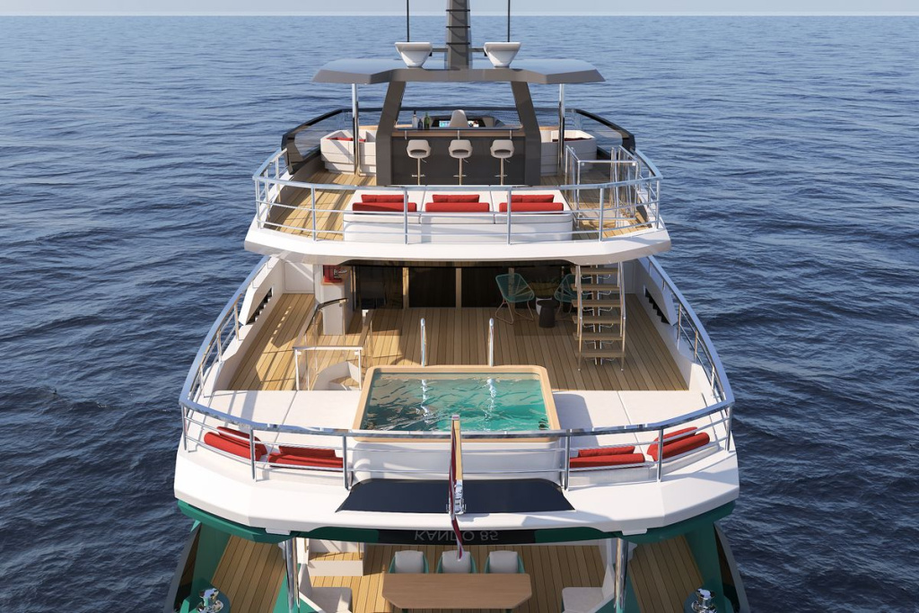 KANDO 85: Hull #2 Brings New Design Upgrades, Hull #1 Heads to Cannes, photo 6, Smart Yachts