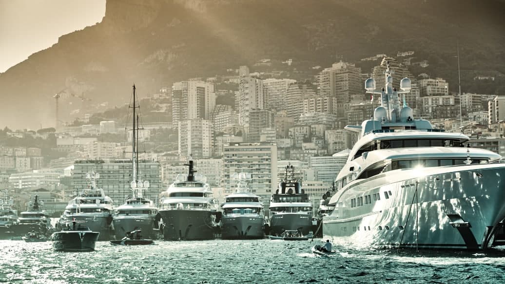 Collection of Superyachts at the 2021 MYS, Smart Yachts