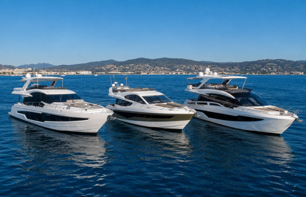 Three Galeon Flybridge Yachts, Ready for Viewing, photo 1, Smart Yachts