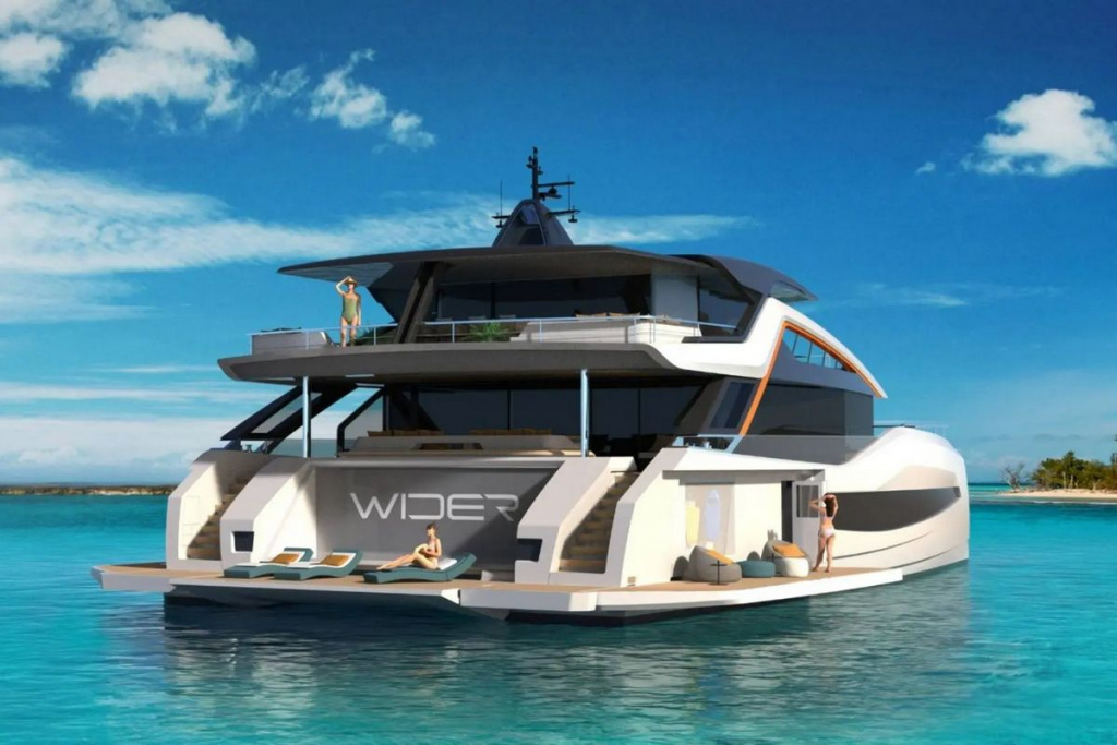 Review: The Innovative Hybrid-Propulsion WiderCat 92 Yacht, photo 4, Smart Yachts