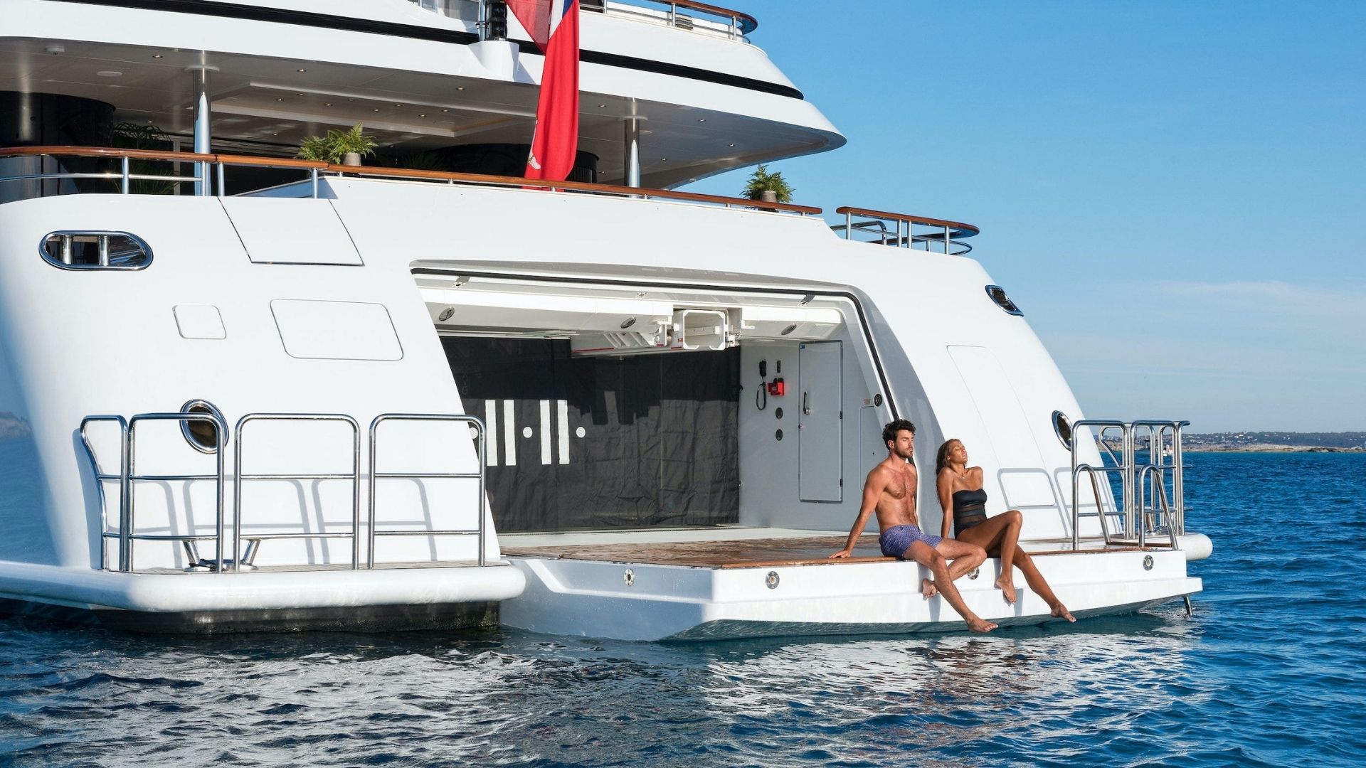 "SOUNDWAVE", a 2015 Benetti 63m motor yacht for charter, transom