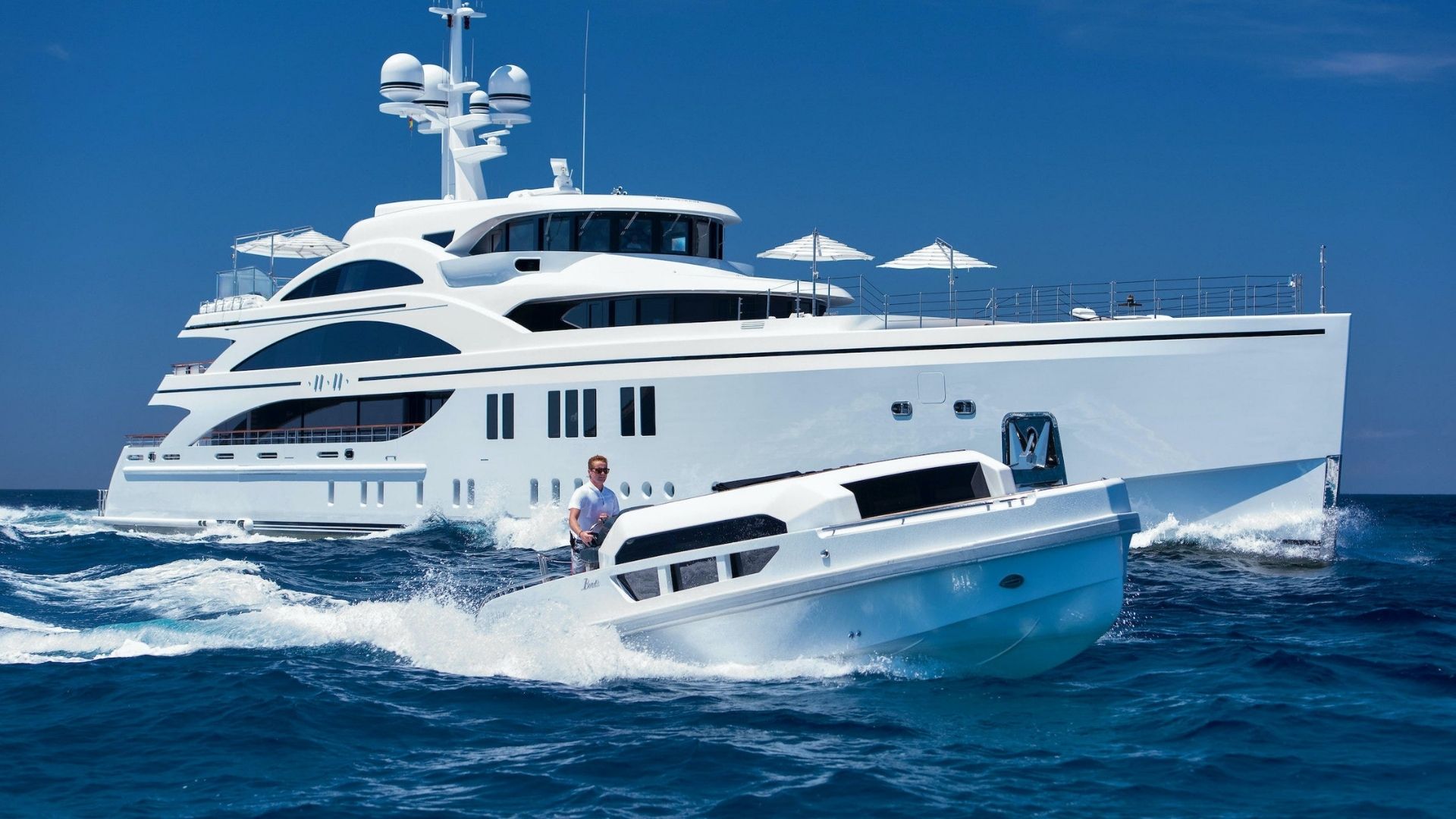 "SOUNDWAVE", a 2015 Benetti 63m motor yacht for charter, profile starboard