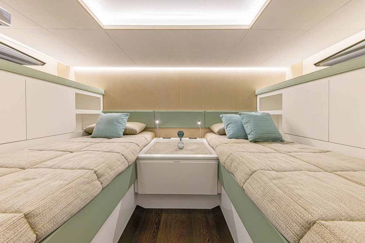 43 SEAWALKER PANORAMA, a 2027 Fiart 13.84m motor yacht for sale, twin cabin