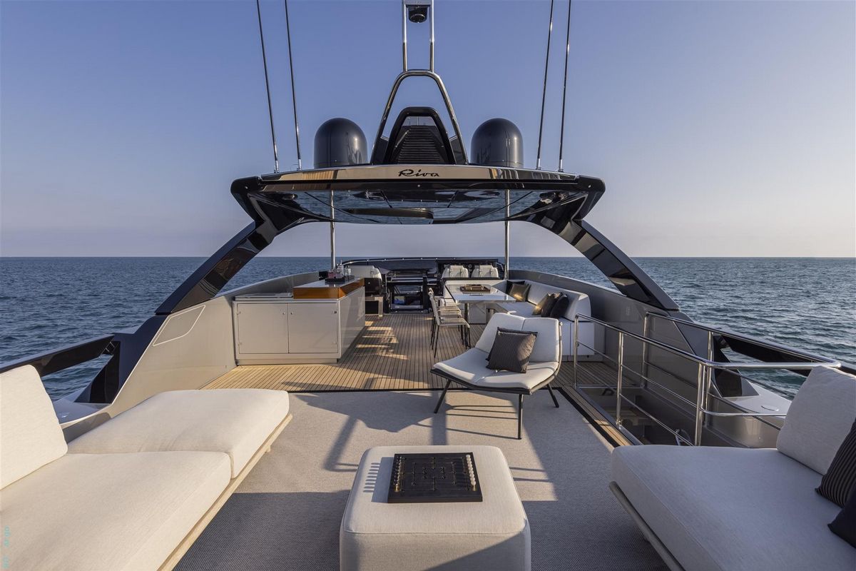 "90’ RIVA ARGO", a 2021 Riva 28.49m motor yacht for sale, flybridge