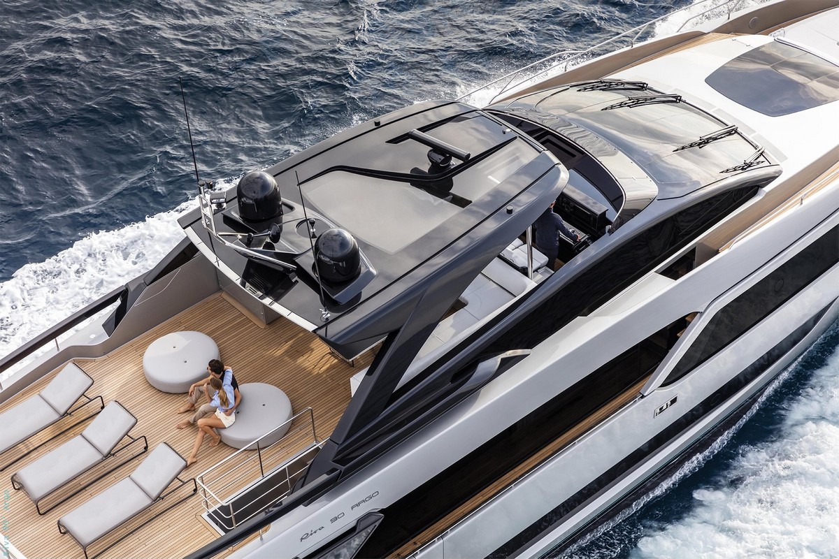 "90’ RIVA ARGO", a 2021 Riva 28.49m motor yacht for sale, aerial
