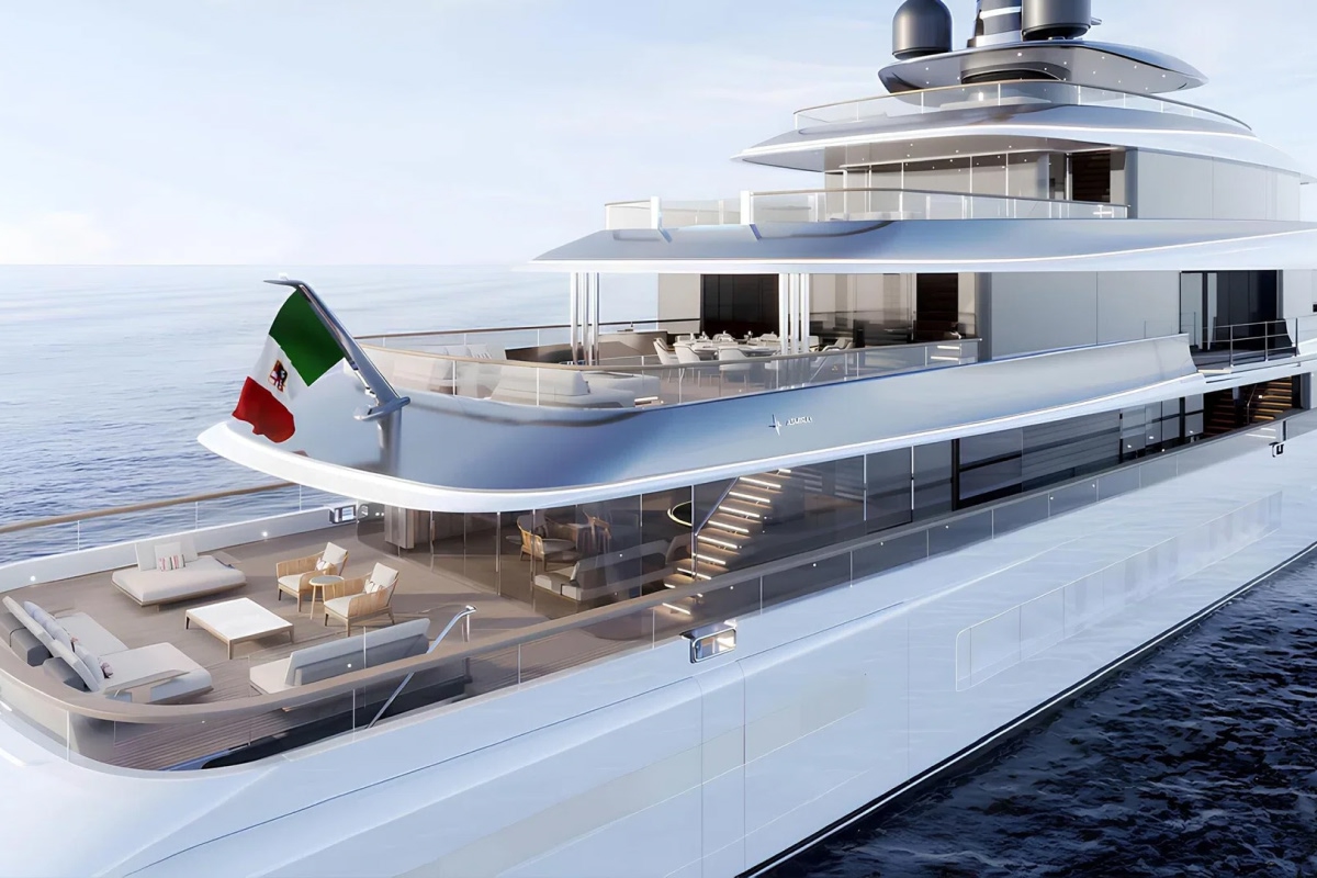 "ADMIRAL 75", a 2031 Admiral Yachts 75m motor yacht for sale, aft deck