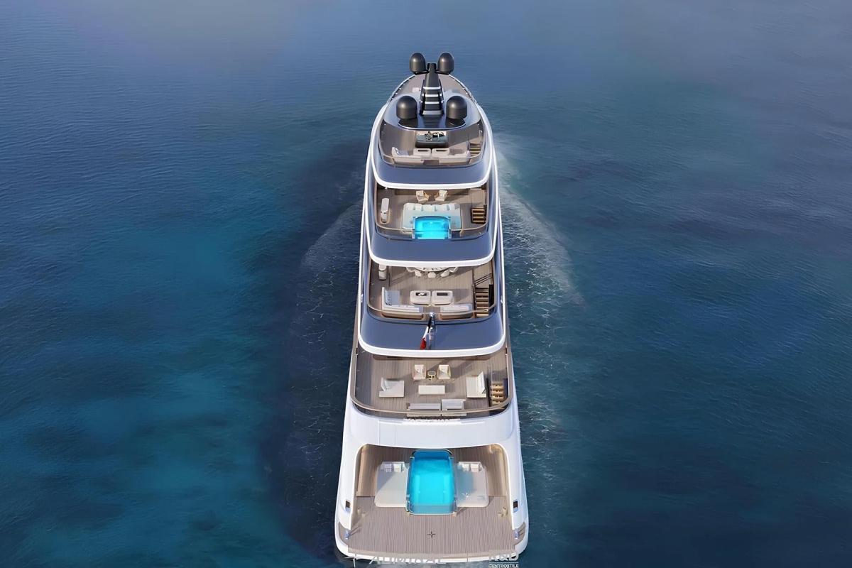 "ADMIRAL 75", a 2031 Admiral Yachts 75m motor yacht for sale, stern