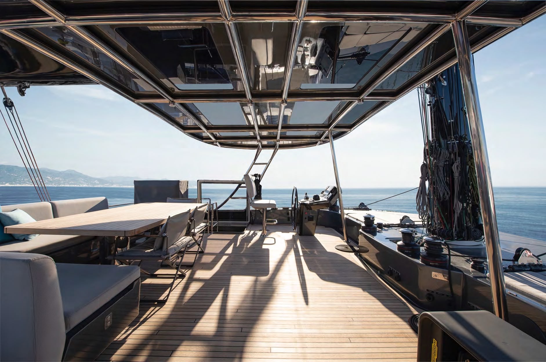 "ALANDI", a 2022 Sunreef 19.22m catamaran for sale, flybridge helm