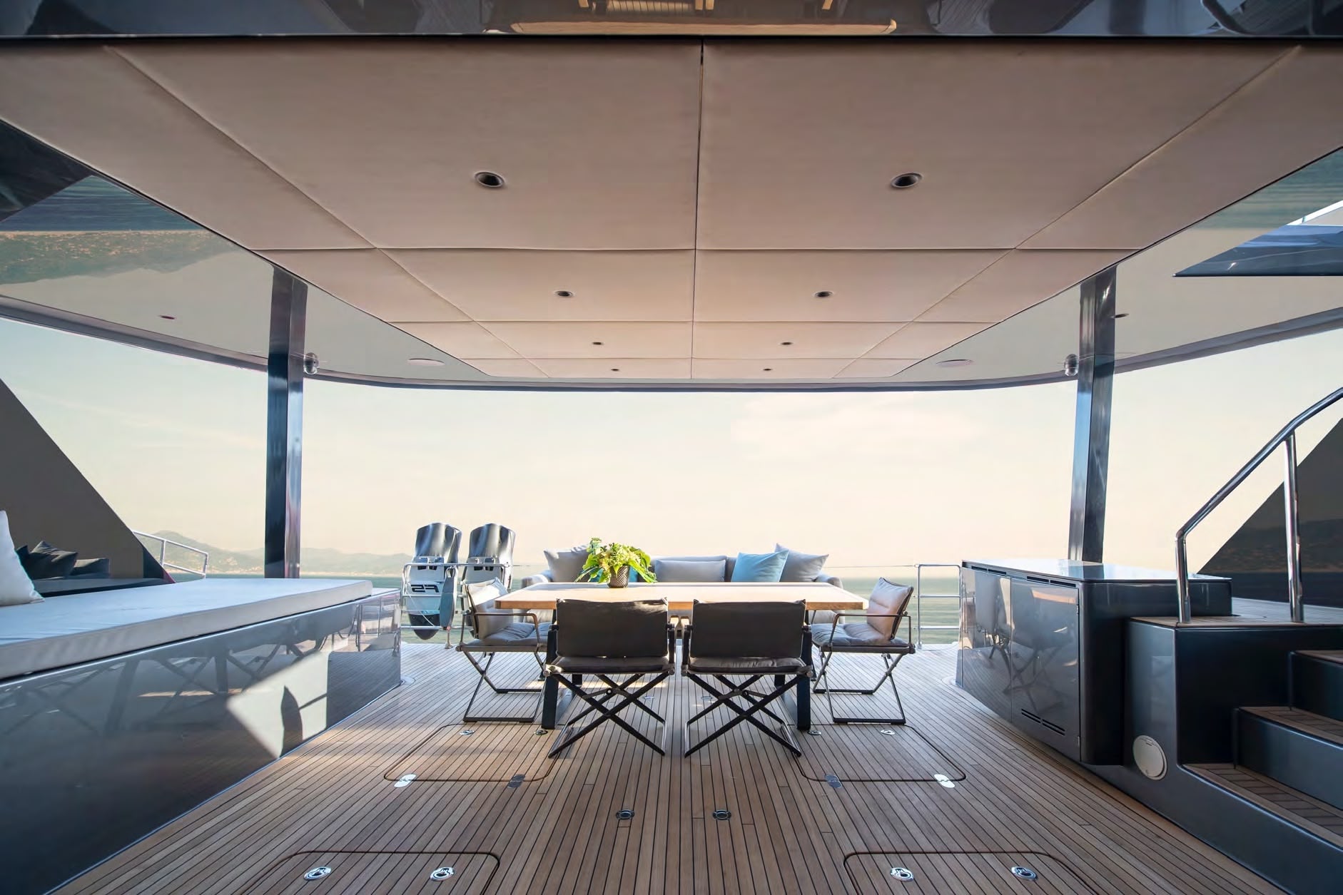 "ALANDI", a 2022 Sunreef 19.22m catamaran for sale, cockpit dining