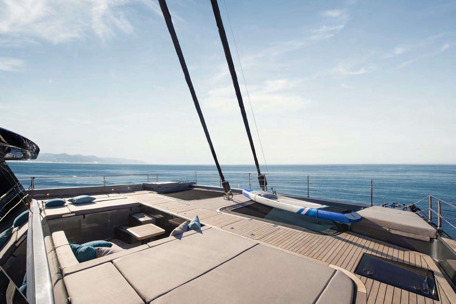 "ALANDI", a 2022 Sunreef 19.22m catamaran for sale, bow lounge