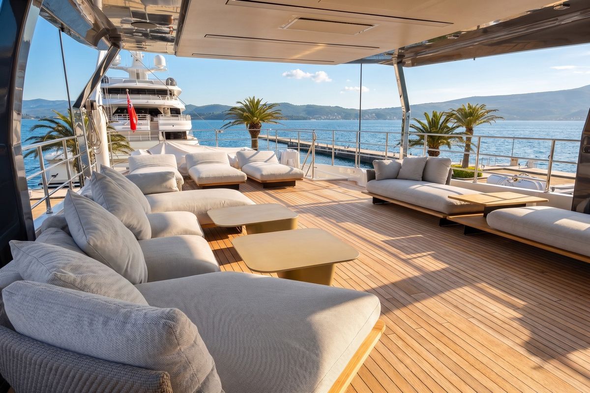 "ALBUS", a 2025 Custom Line 41.81m motor yacht for sale, sundeck