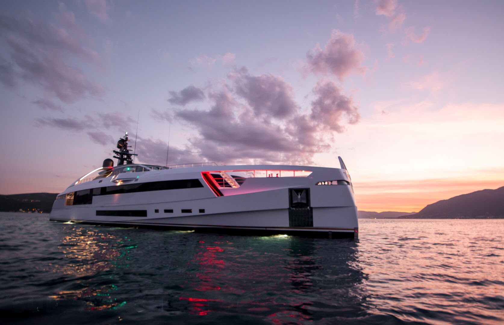 "AURORA", a 2017 Rossinavi 49.1m motor yacht, for sale with Smart Yachts, profile starboard