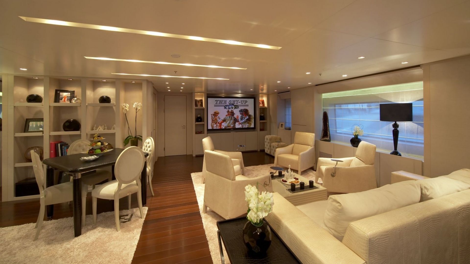 "BURKUT", a 2009 Baglietto 54m motor yacht for charter, skylounge