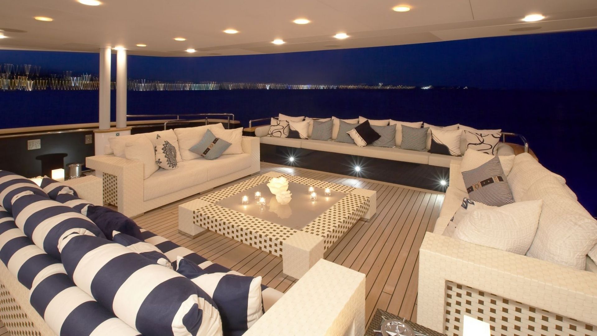"BURKUT", a 2009 Baglietto 54m motor yacht for charter, aft deck