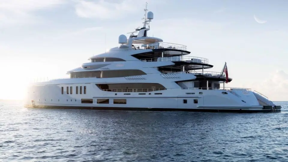"CALEX", a 2022 Benetti 67m motor yacht for charter, stern