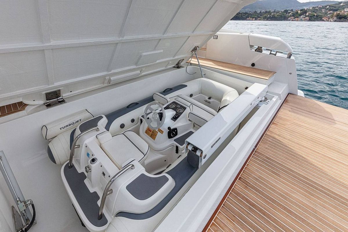 CETERA 60, a 2027 Fiart 18.28m motor yacht for sale, tender garage