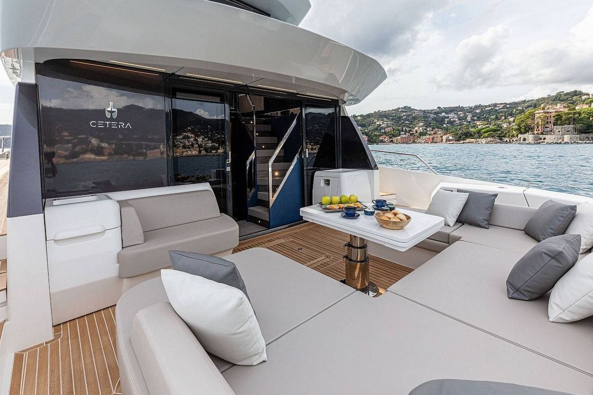 CETERA 60, a 2027 Fiart 18.28m motor yacht for sale, cockpit