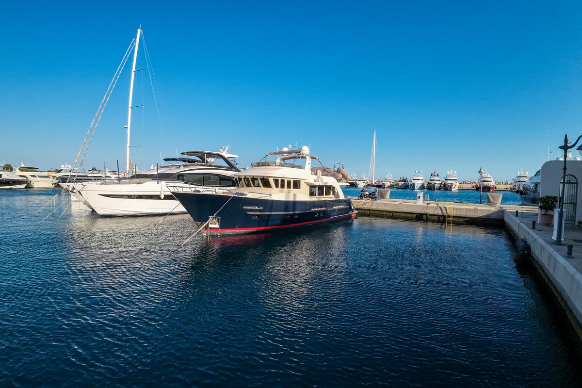 DE ALM DELFINO 60, a 2019 De Alm 19.9m motor yacht for sale, bow
