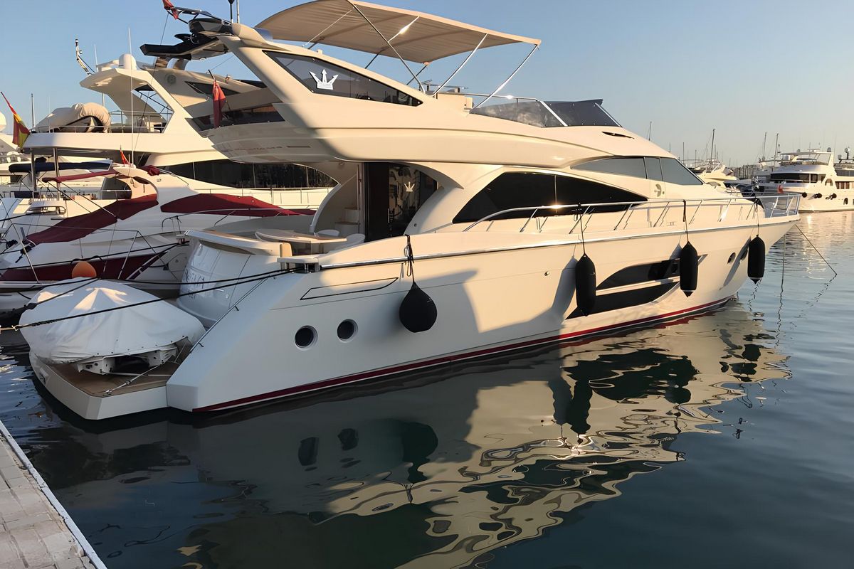 DOMINATOR 640 S, a 2014 Dominator 19.75m motor yacht for sale, profile starboard