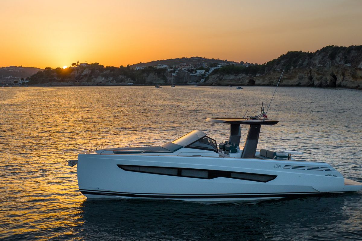 Fiart 39 Seawalker, a 2027 Fiart 12.6m motor yacht for sale, profile port