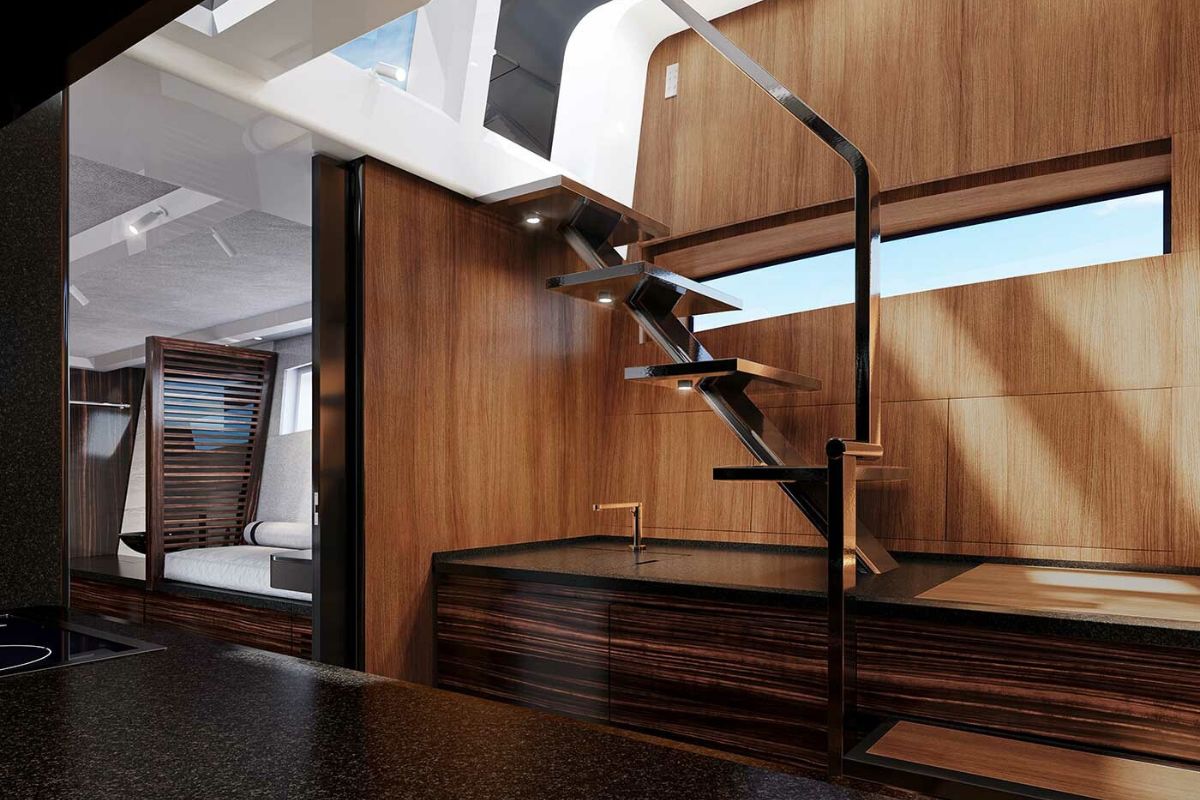 FIART P52, a 2027 Fiart 15.9m motor yacht for sale, galley