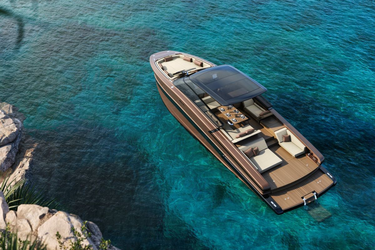 FIART P52, a 2027 Fiart 15.9m motor yacht for sale, aerial