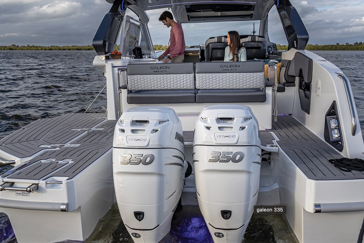 GALEON 335 GTO, a 2027 Galeon 9.99m boat for sale, transom
