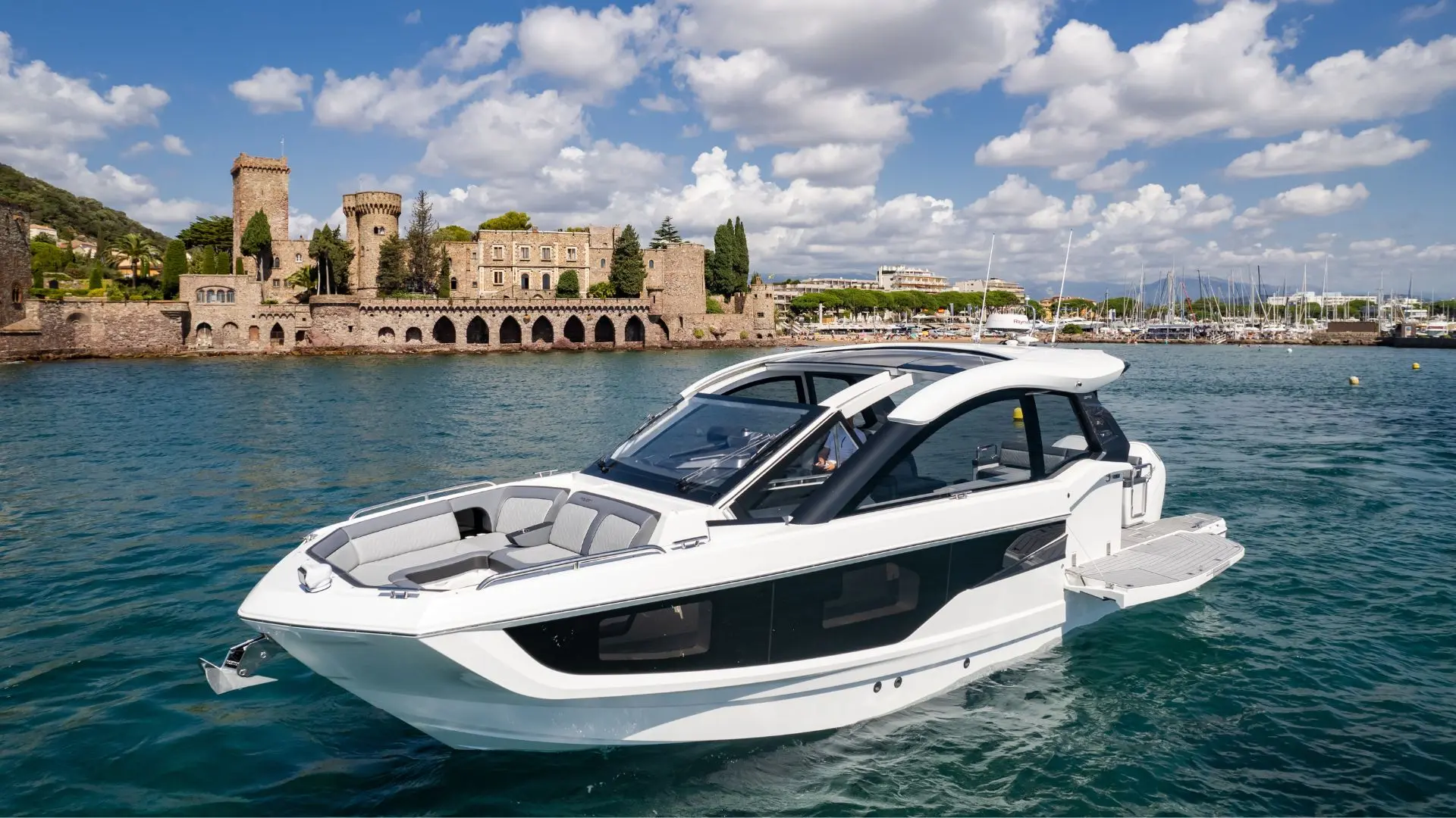 Galeon 375 GTO, a 2027 Galeon 11.5m boat for sale, profile port