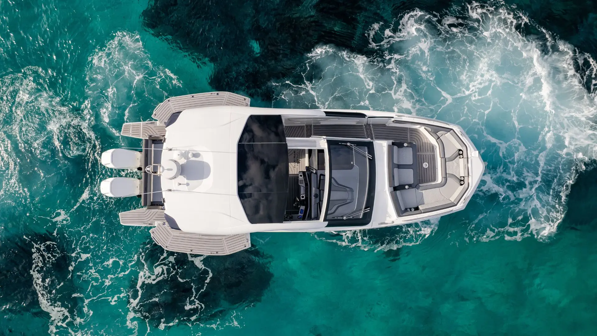 Galeon 375 GTO, a 2027 Galeon 11.5m boat for sale, aerial