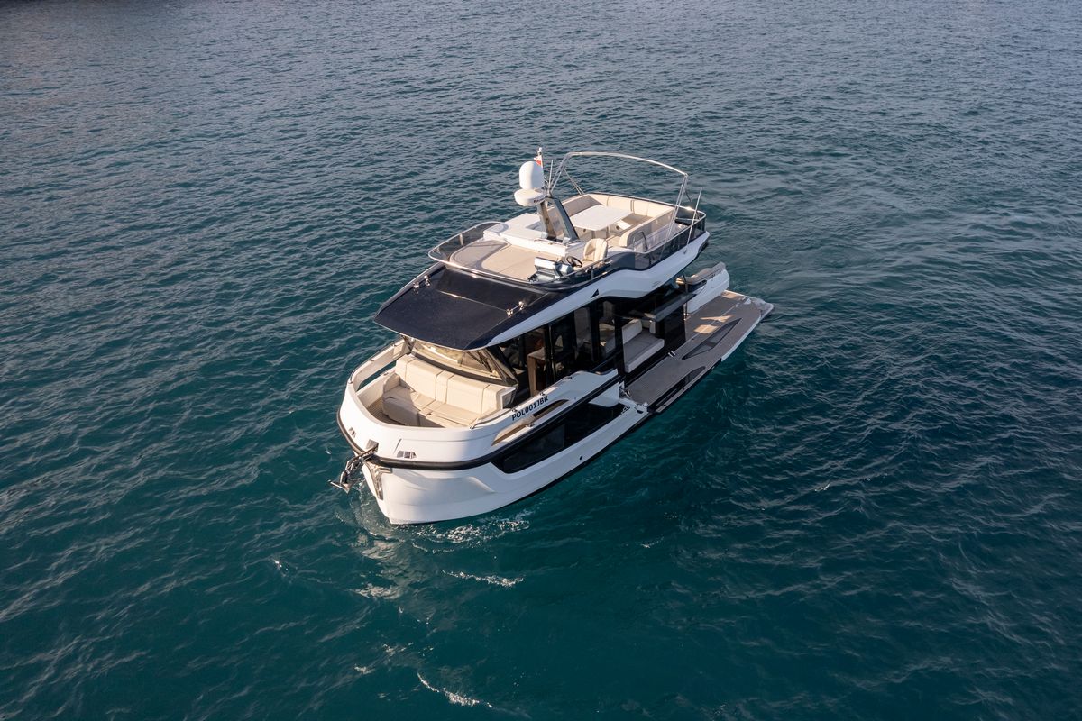 GALEON 430 EXPLORER, a 2027 Galeon 13.95m motor yacht for sale, bow