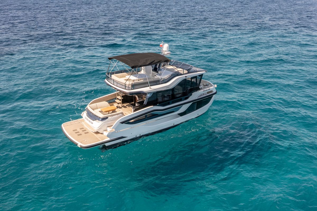 GALEON 430 EXPLORER, a 2027 Galeon 13.95m motor yacht for sale, aerial