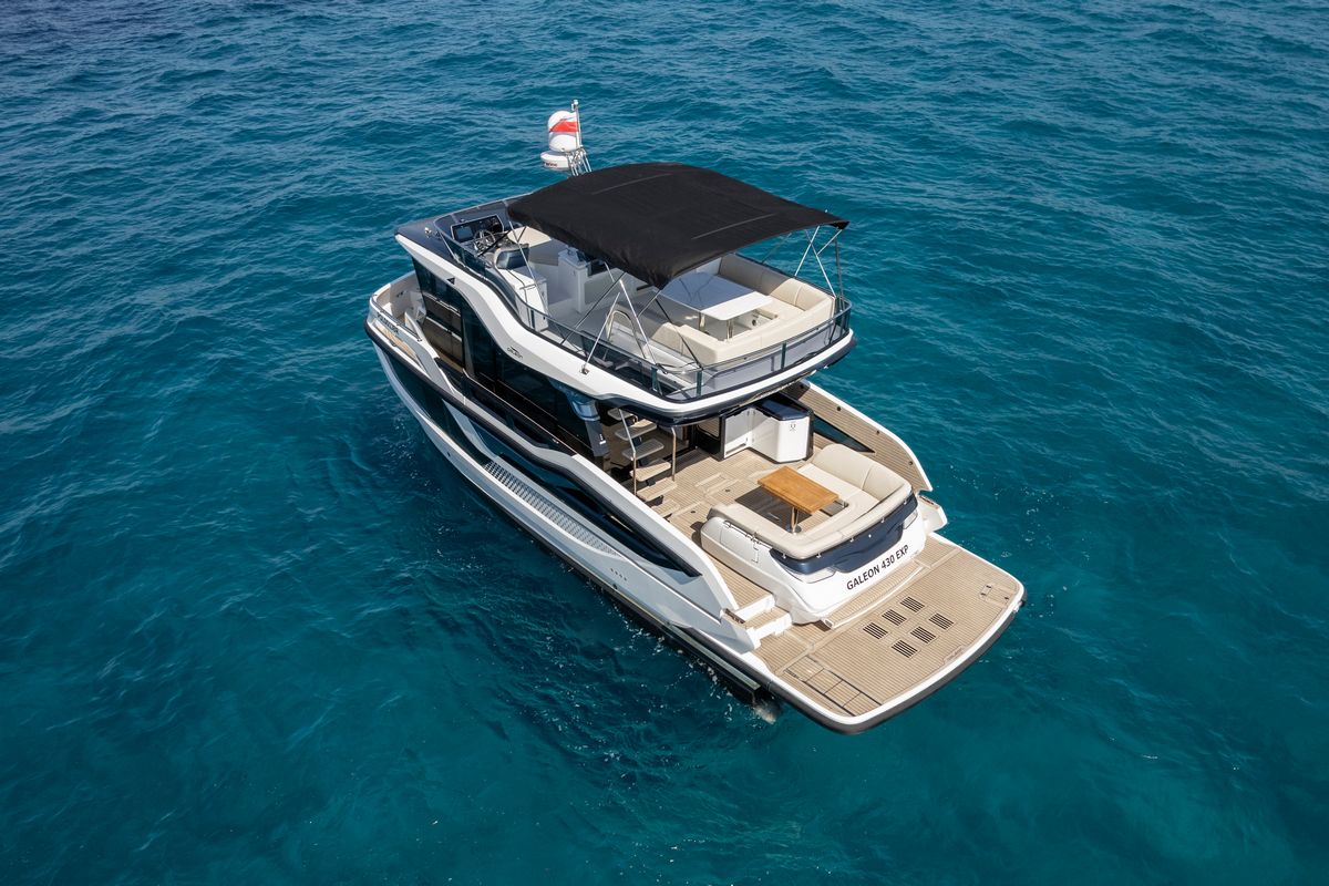 GALEON 430 EXPLORER, a 2027 Galeon 13.95m motor yacht for sale, stern