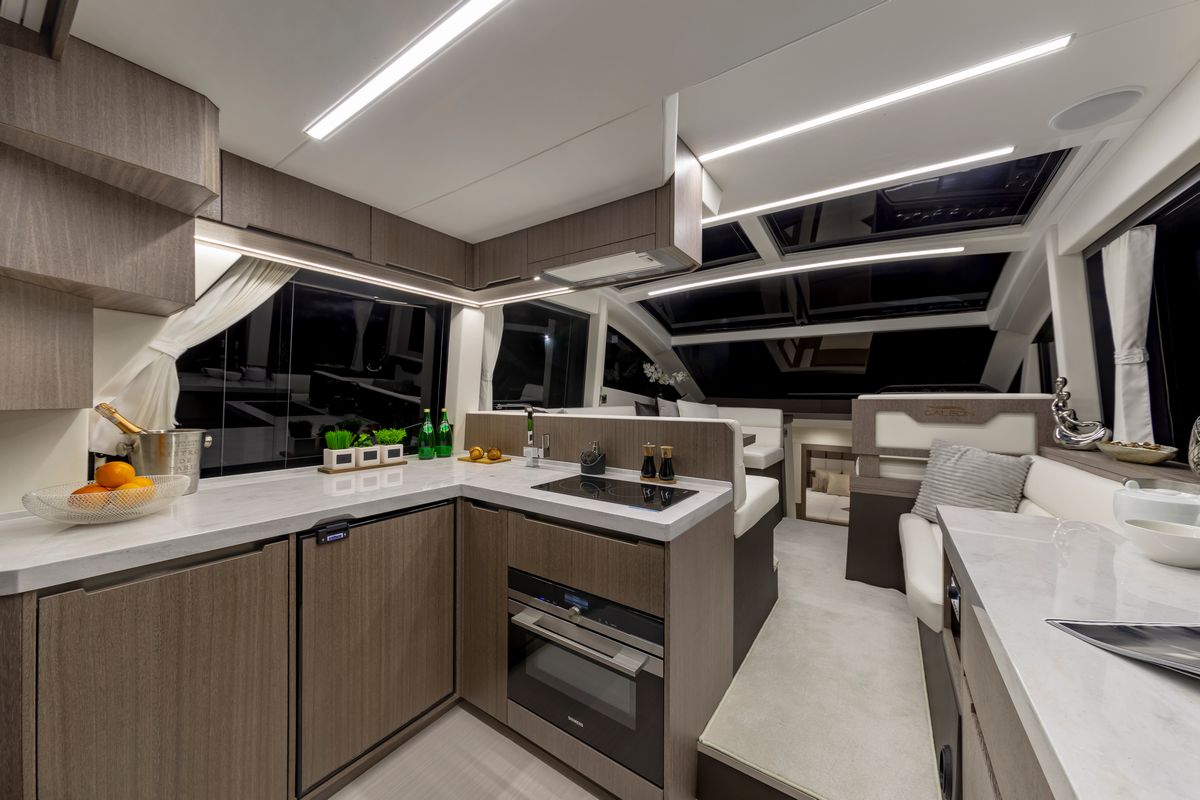 GALEON 470 SKY, a 2027 Galeon 14.35m motor yacht for sale, galley