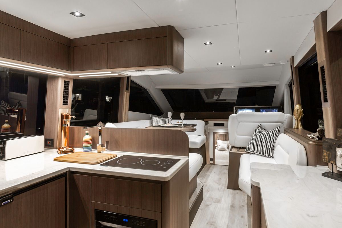 GALEON 480 FLY, a 2027 Galeon 14.77m motor yacht for sale, galley